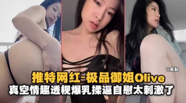 推特网红-极品OL御姐，真空情趣透视爆乳揉B自慰太刺激了封面图