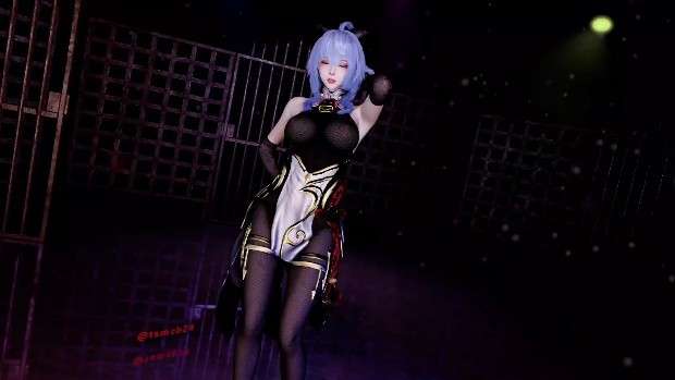 @甘雨 4K Wow der 除灵摇Ⅱw@狐狸 GENTLEMAN 4K#3D封面图