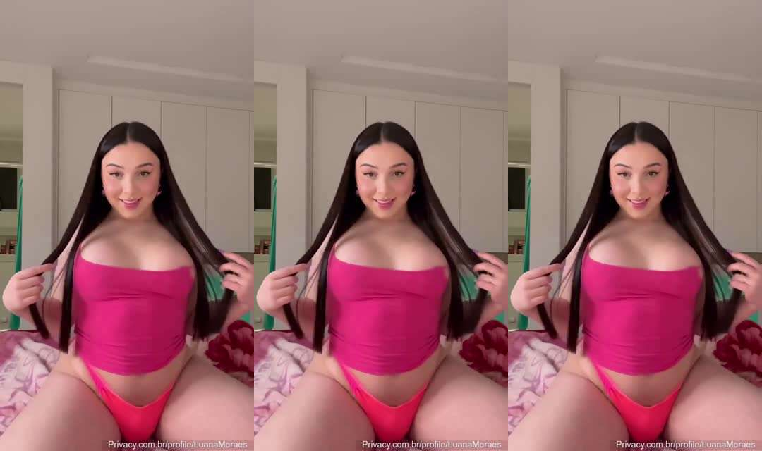 Luanna 稀少的巴西TS，可爱的带着肉感的女孩，老外最喜欢这种丰乳肥臀的类型了，属实是实战利器#射精封面图